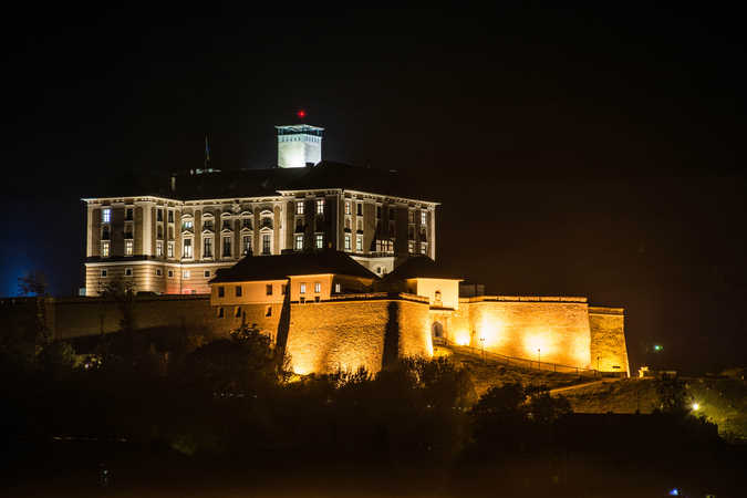 Schloss Trautenfels bei Nacht, Foto: UMJ / Ernst Reichenfelser